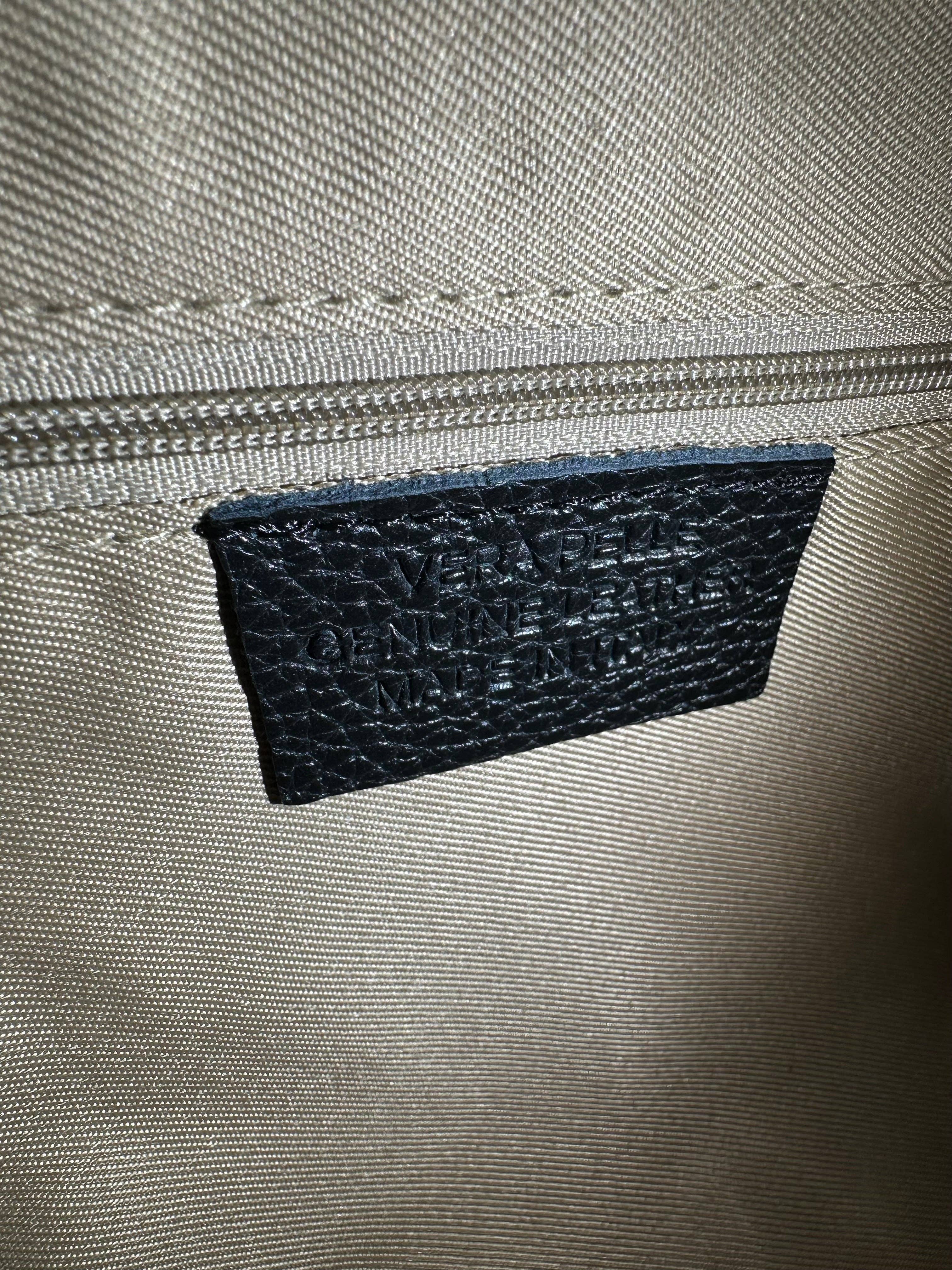 Agata Hammered Leather Bag | Handmade in Italy | Beige