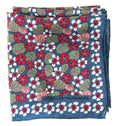 Mini Capucine Silk Scarf by Les Belles Vagabondes | Gray | Hand-Drawn in France