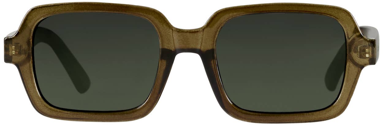 Gill Khaki Sunglasses with Polarised Lenses by Remaldi