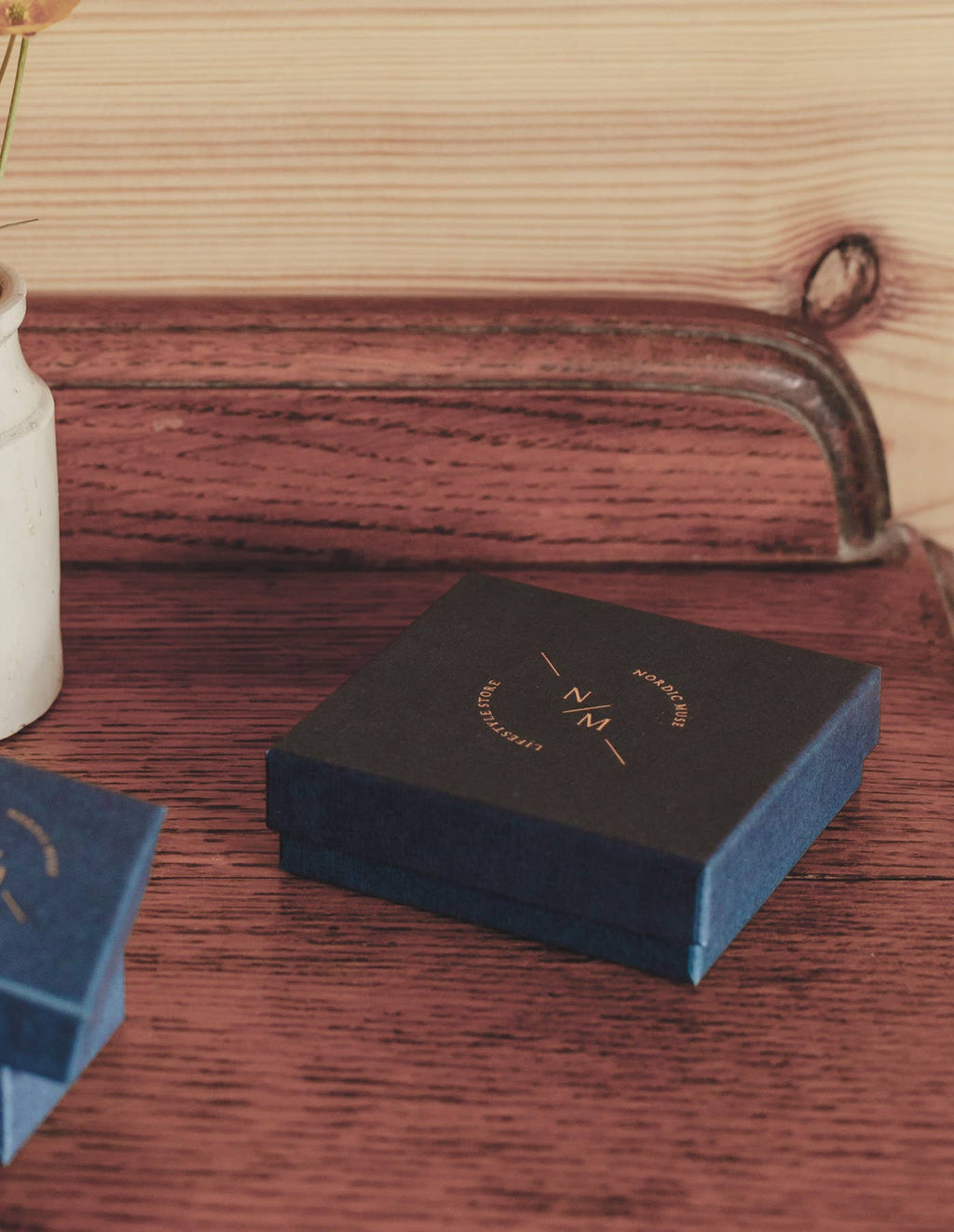 Gold Fluid Pendant Necklace by Nordic Muse, Waterproof