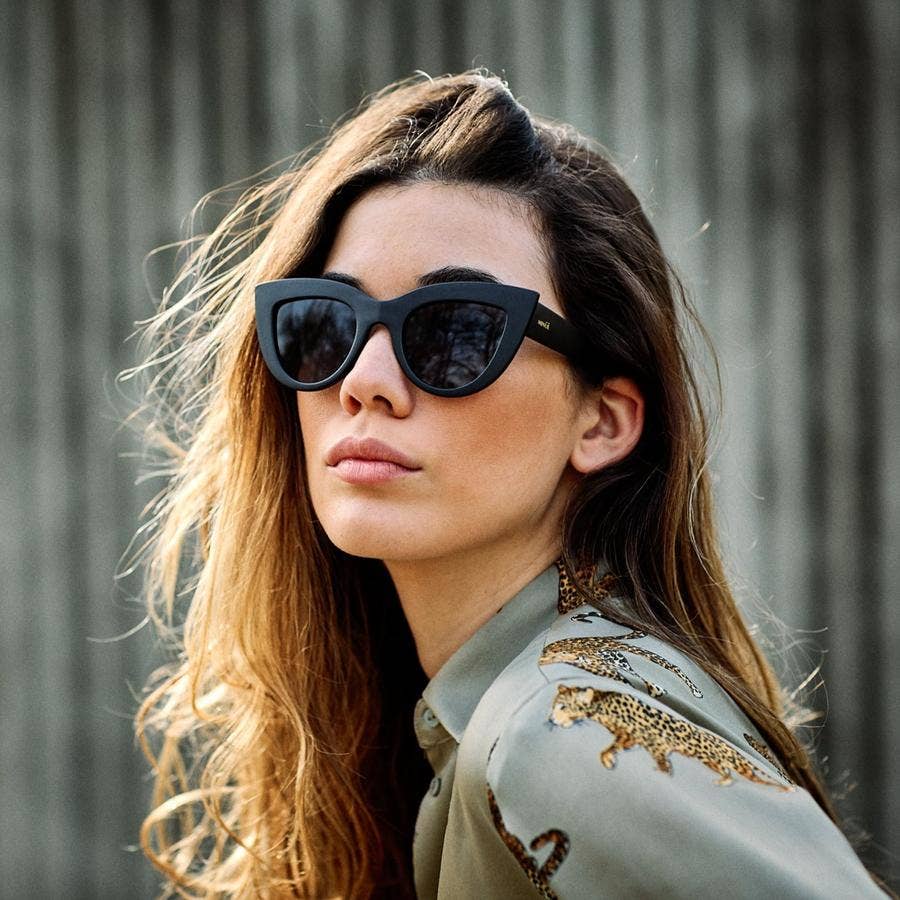 Lamarr Carbon Matte Sunglasses by Minue