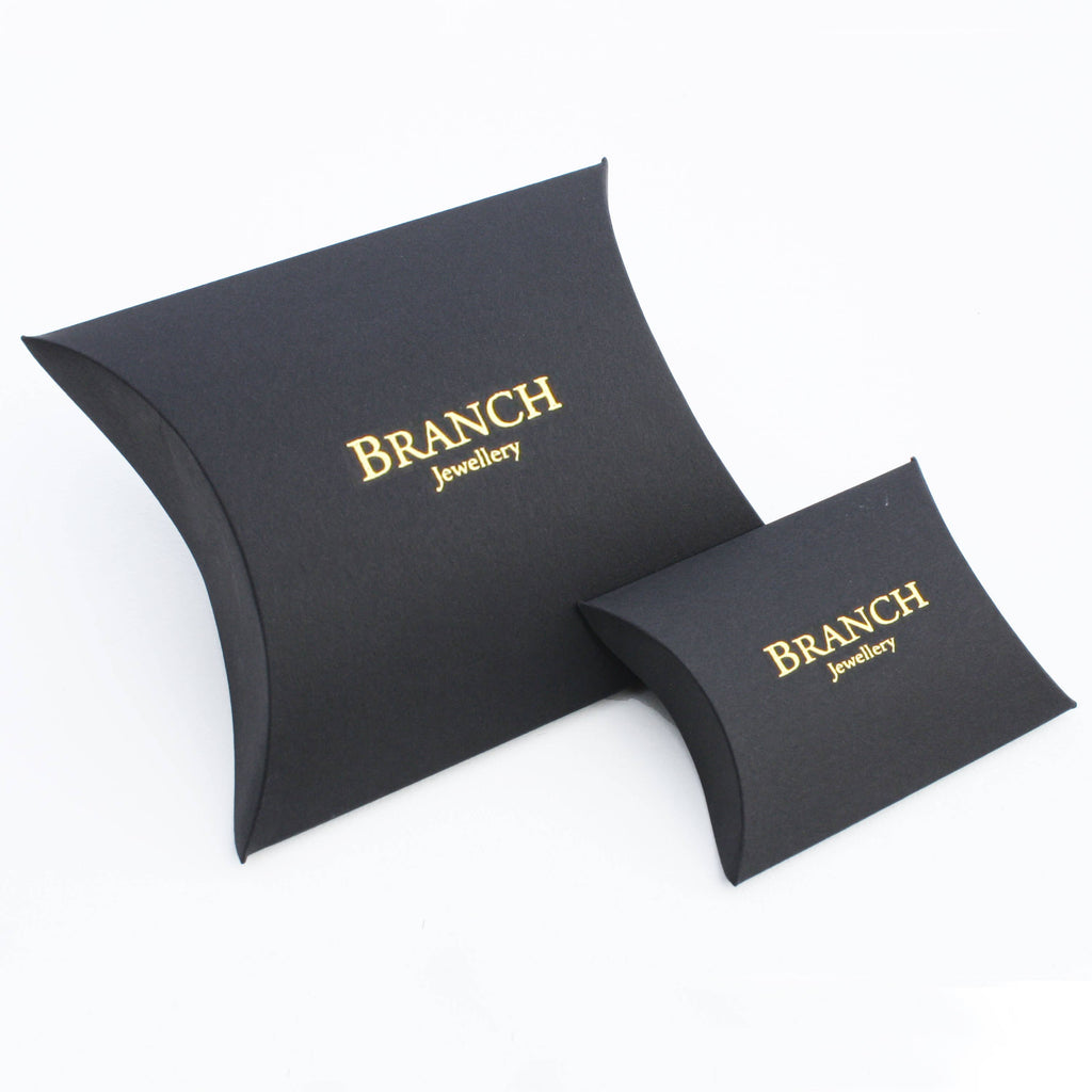 Large Black Natural Pebble Shaped Horn Necklace by Branch Jewellery