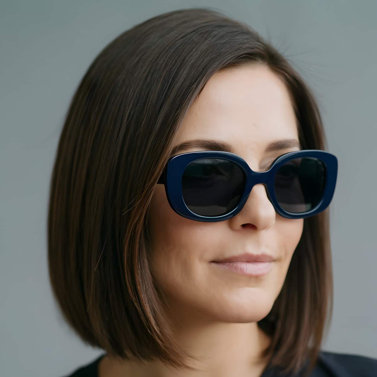 Holly Navy Sunglasses with Polarised Lenses by Remaldi