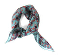 Mini Natasha Silk Scarf by Les Belles Vagabondes | Prune Purple | Hand-Drawn in France