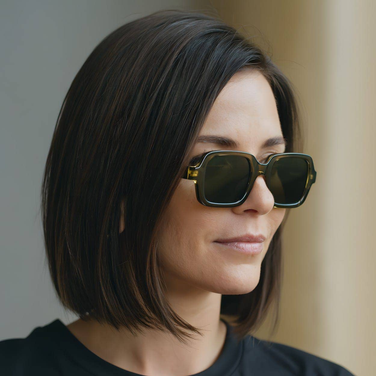 Gill Khaki Sunglasses with Polarised Lenses by Remaldi