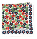 Mini Capucine Silk Scarf by Les Belles Vagabondes | Marine | Hand-Drawn in France