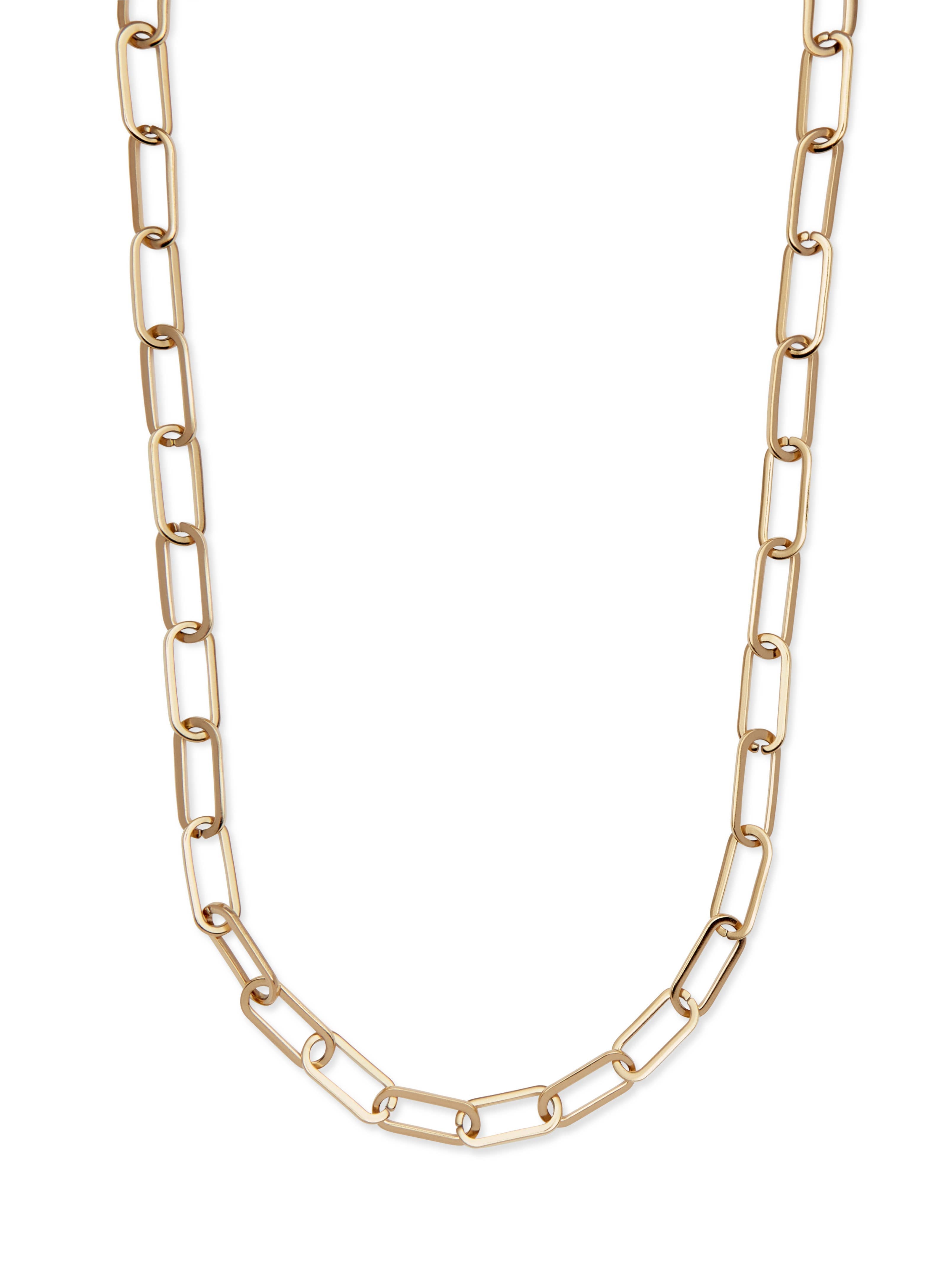 Gold Chunky Chain Link Necklace by Nordic Muse, Waterproof