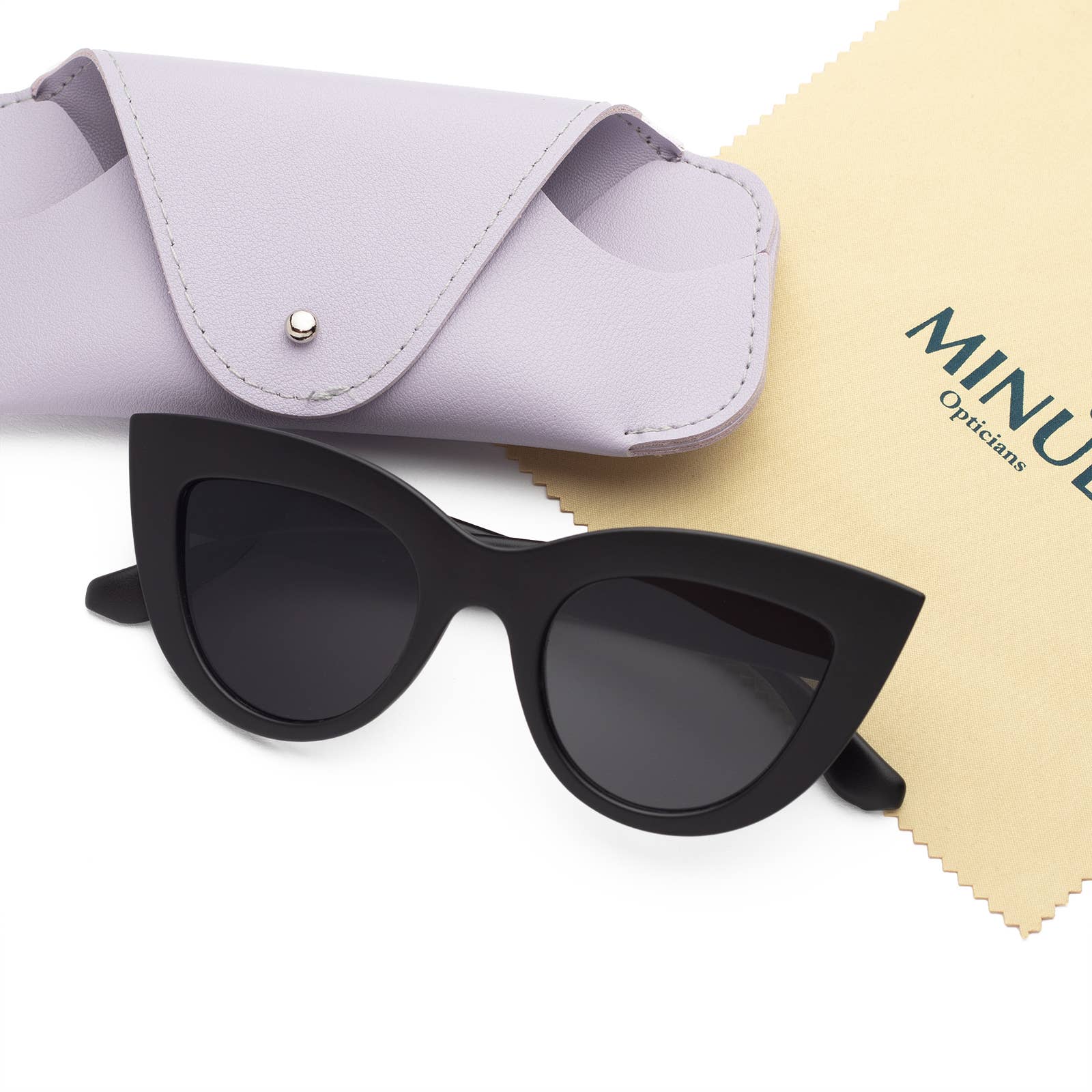 Lamarr Carbon Matte Sunglasses by Minue